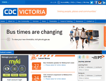 Tablet Screenshot of cdcvictoria.com.au